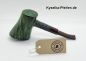 Preview: kyselka-freehand-handmade-bruyere-holz-pfeife-9mm-gefiltert-naturborke-teilrustiziert-gruen-04-07-2021-004