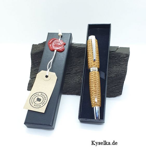 handgefertigter-kyselka-handmade-rollerball-schreiber-stift-pen-mais-maiskolben-corn-cob-chrom-unikat-00447-001