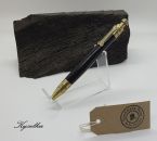 Handgefertigter Dog Pen Messing Antik Mooreiche Holz Hunde Kugelschreiber Schreiber Stift